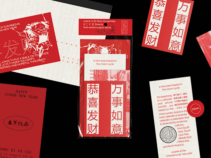 Cover image for A Pack of 5 Red Packets & 25 Wisdom Sticks