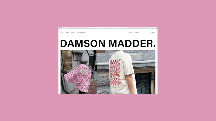 Cover image for Damson Madder |  Web Design