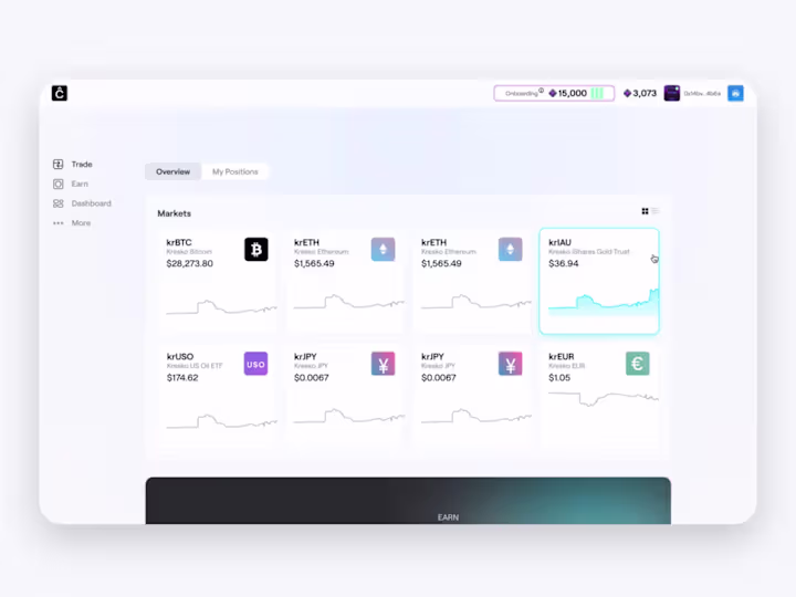 Cover image for UX/UI Design for User Onboarding of Kresko's Blockchain Web App 