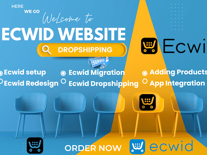 Cover image for I will Design a professional ecwid dropshipping website
