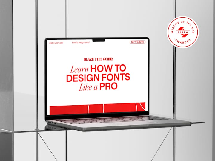 Cover image for Blaze Type – How to Design Fonts 🏆