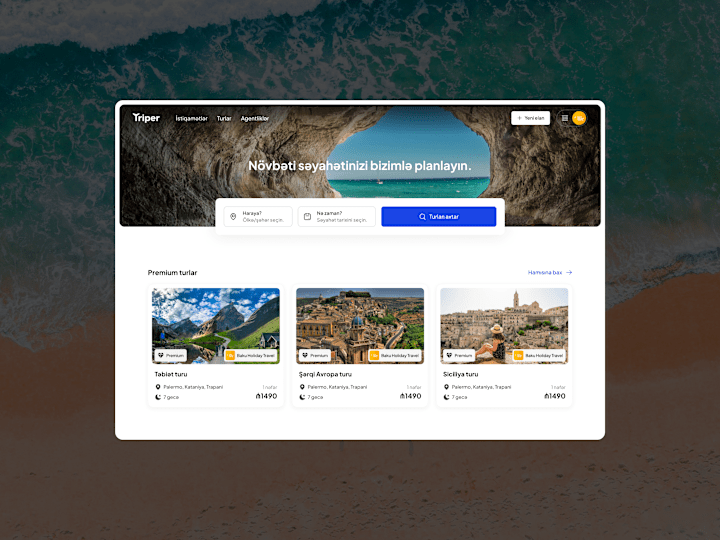 Cover image for Triper — Travel Website