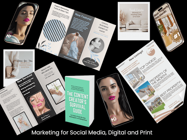 Cover image for Marketing for Social Media, Print and Digital Use 