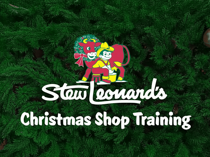 Cover image for Christmas Tree Video Training for Stew Leonard's Intro