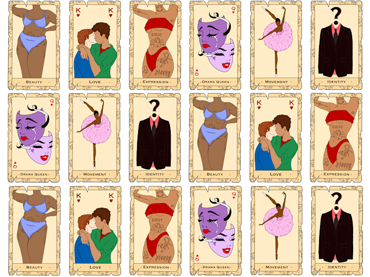 Cover image for Tarot card design