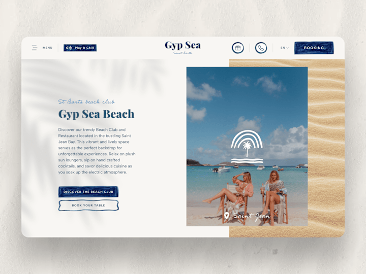 Cover image for GYP SEA BEACH — Webdesign