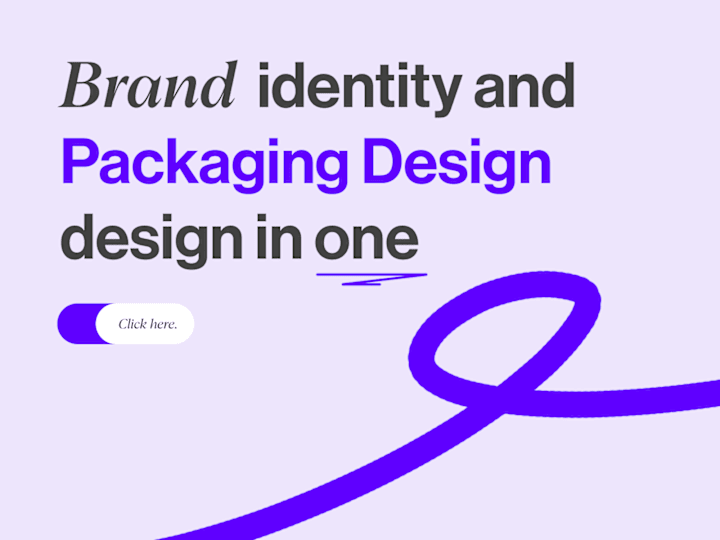 Cover image for Brand identity and Packaging design in one