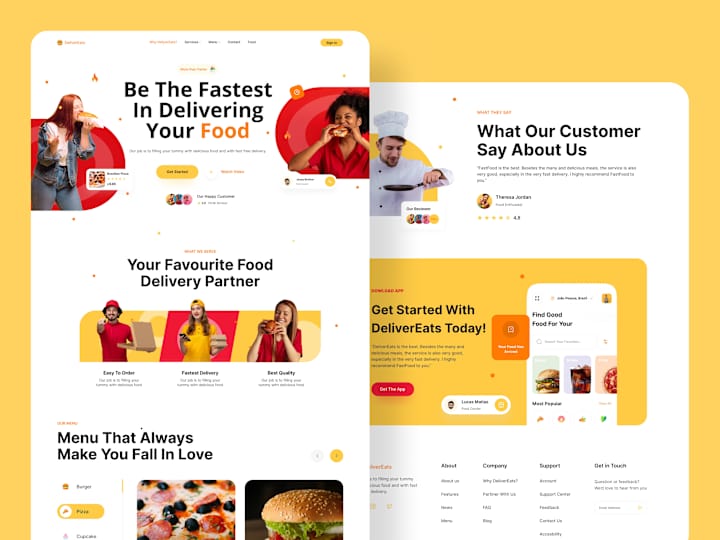 Cover image for Landing Page DeliverEat
