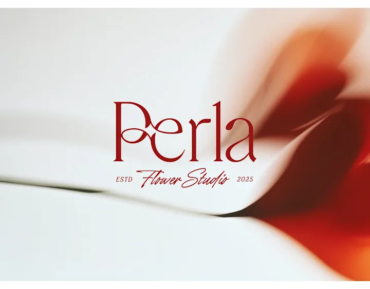 Cover image for Perla Flower Studio - Logo Design