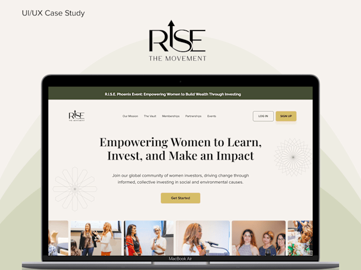 Cover image for UX Case Study | Rise The Movement