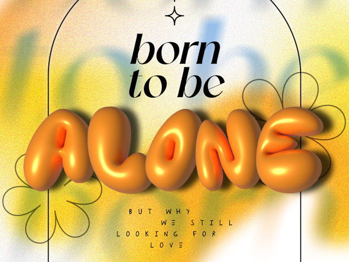 Cover image for Born to be Alone 3D poster