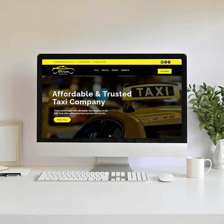 Cover image for Branding, Website Development & GMB Profile  for Taxi Company