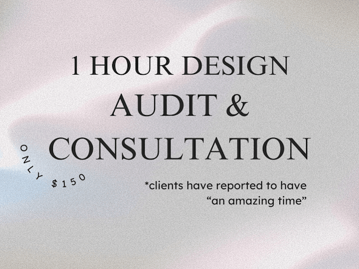 Cover image for Design Audit & Consultation