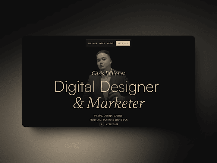 Cover image for Digital Marketer : Portfolio Page Design