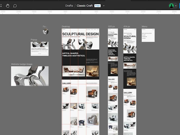 Cover image for Custom website design in Figma, tailored to your brand