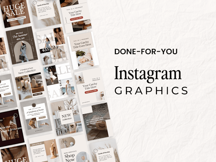 Cover image for Done-for-You Instagram Graphics