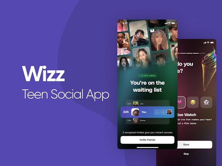 Cover image for Wizz | Rethink the experience of a teen social app (1M DAUs)