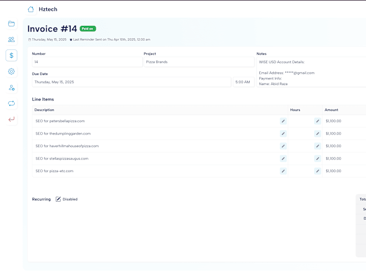 Cover image for SaaS based Invoicing System on Bubble.io