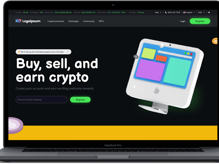 Cover image for Cryptoio - Website