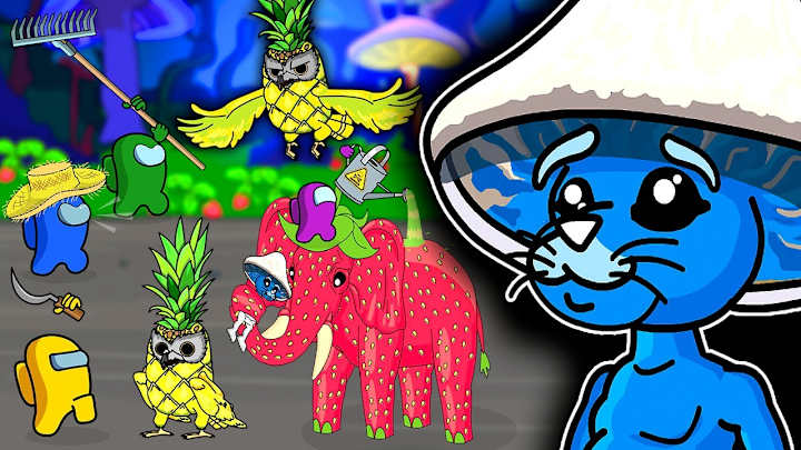 Cover image for Blue Smurf Cat vs Strawberry Elephant & Pineapple Owl Battle