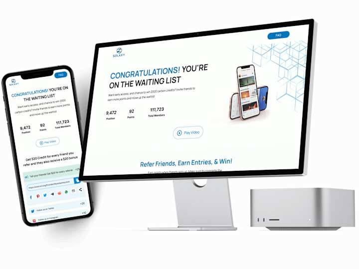 Cover image for Solaxy Mobile App Landing Page