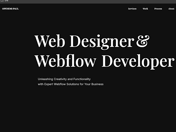 Cover image for Portfolio Website
