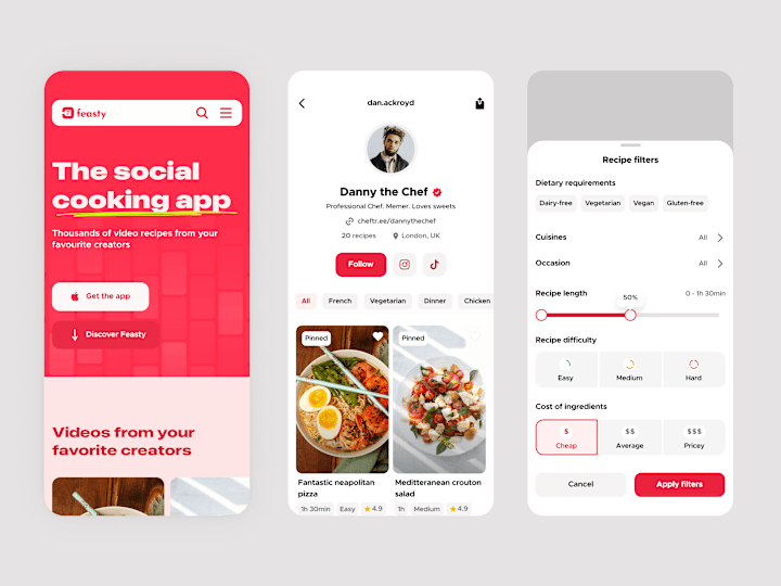 Cover image for Case study | Recipe app