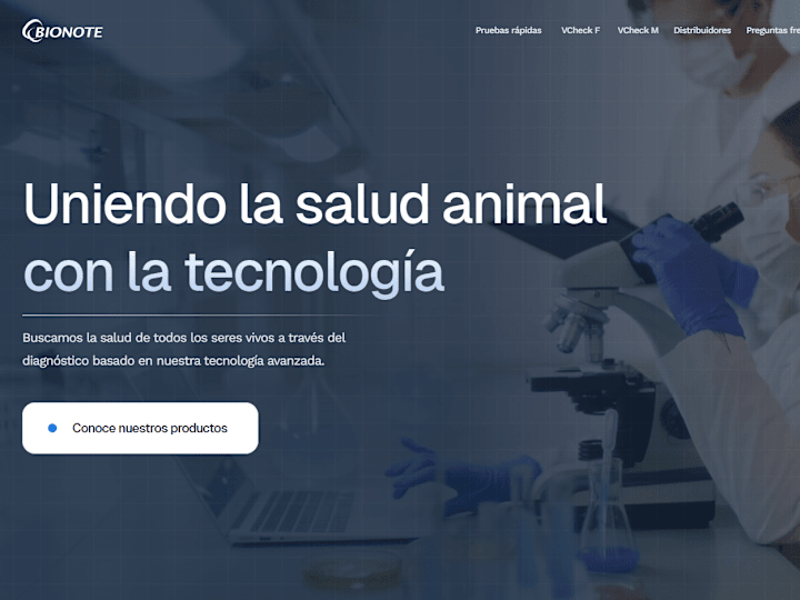 Cover image for Bionote | Uniendo la salud animal con la tecnología