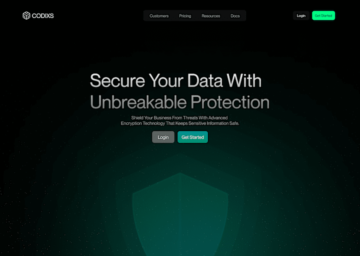 Cover image for CODIXS Cybersecurity SaaS Website Design