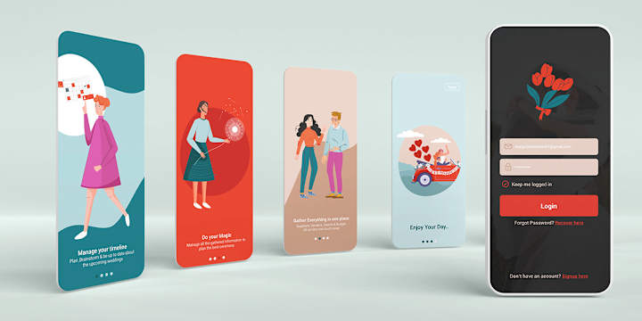 Cover image for Ceremony App Process on Behance