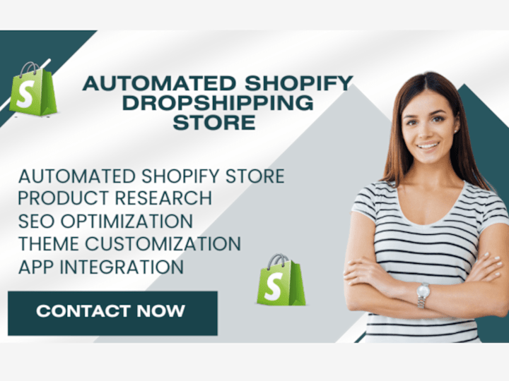 Cover image for I Will Design Profitable Shopify Store Automated Shopify Website
