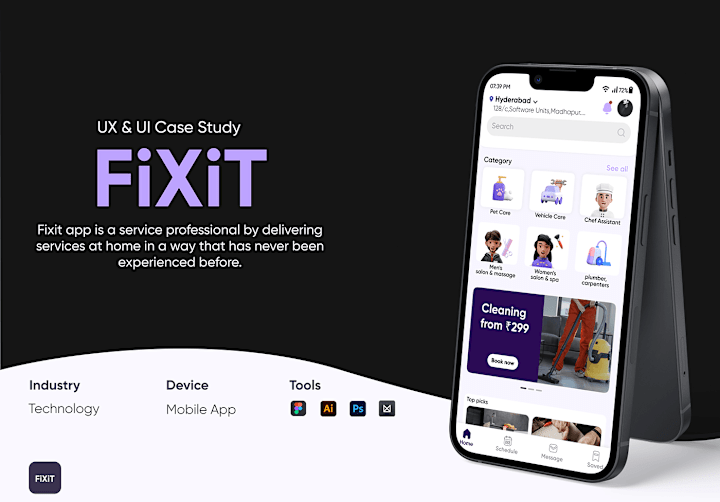 Cover image for Fixit App Case Study