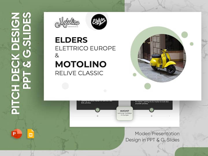 Cover image for PowerPoint Presentation & Google Slides Design for Motolino