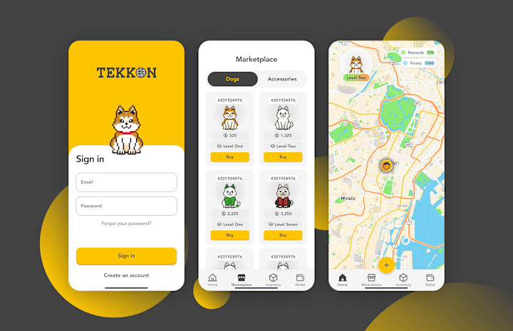 Cover image for Tekkon Web3 App UX/UI Design