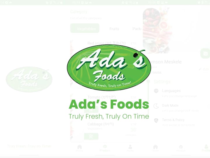 Cover image for Ada's Foods: Your Ultimate Grocery Companion App!