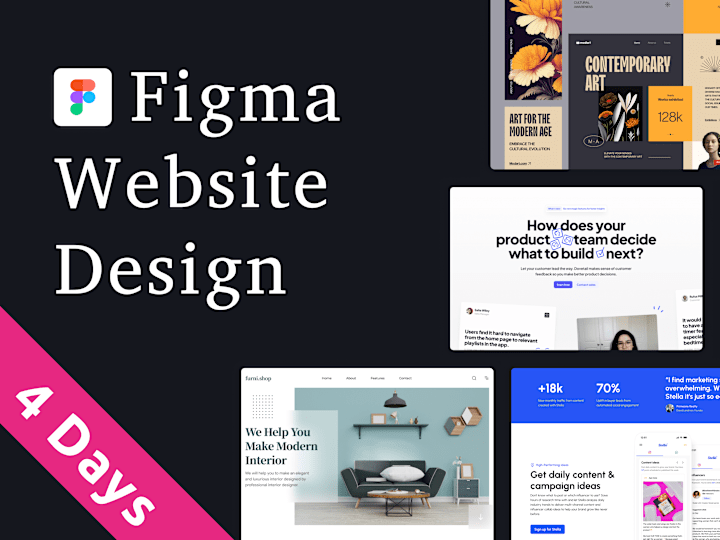 Cover image for Figma Website Design | Landing Page in less than 4 days