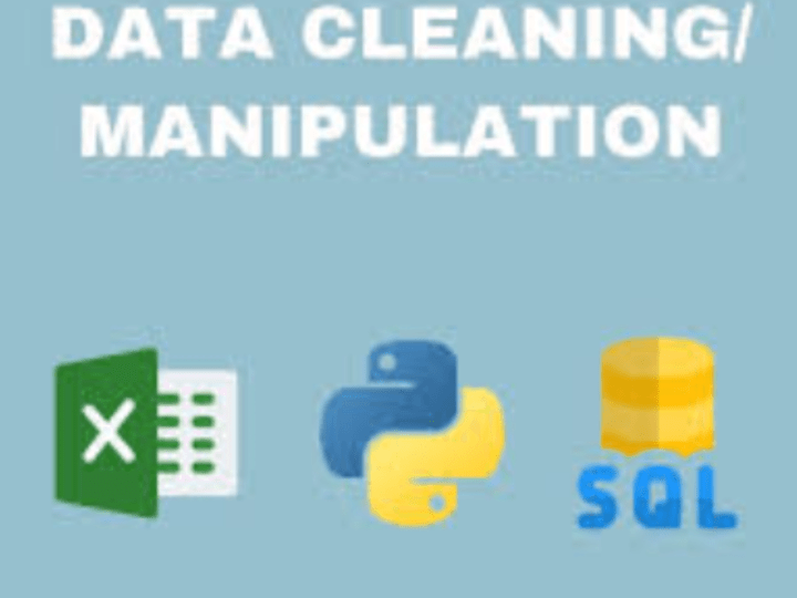 Cover image for Data Entry, Data Cleaning & Data Analysis