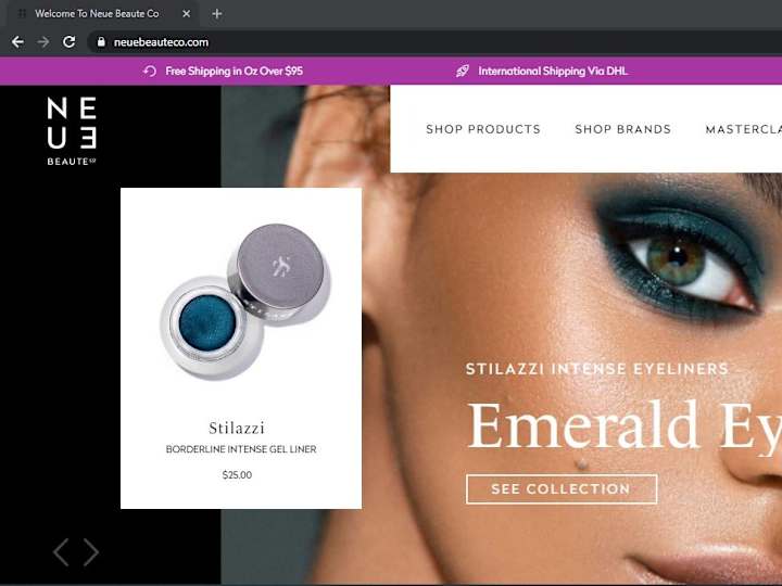 Cover image for Neue Beaute Co E-Commerce