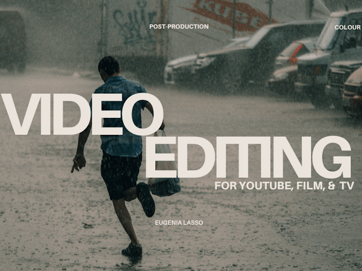 Cover image for Video Editing - YouTube, Film & TV