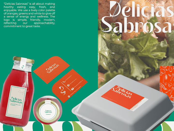 Cover image for Delicias Sabrosas branding