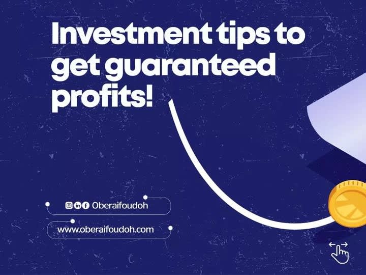 Cover image for Investment tips to get guaranteed profits!