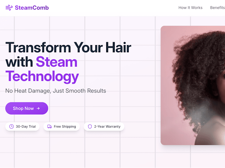Cover image for Interactive Product Landing Page Boilerplate