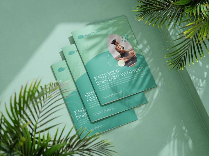 Cover image for Creative Yoga Bifold Brochure