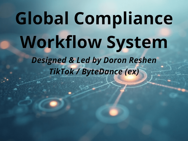 Cover image for Global Compliance Workflow System