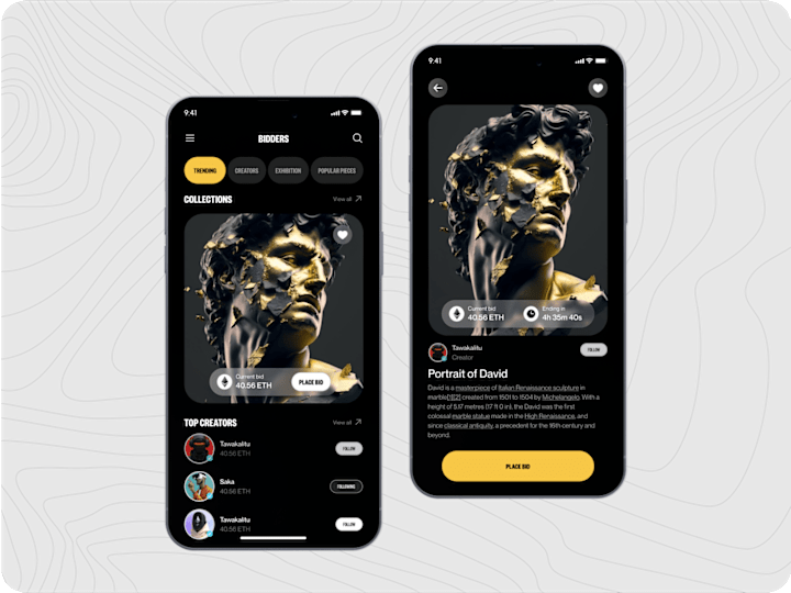 Cover image for Crypto, NFT, Web3 UI UX design