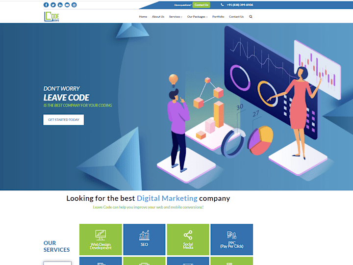Cover image for Leavecode Website