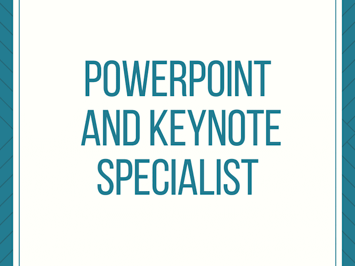 Cover image for PowerPoint and Keynote Specialist