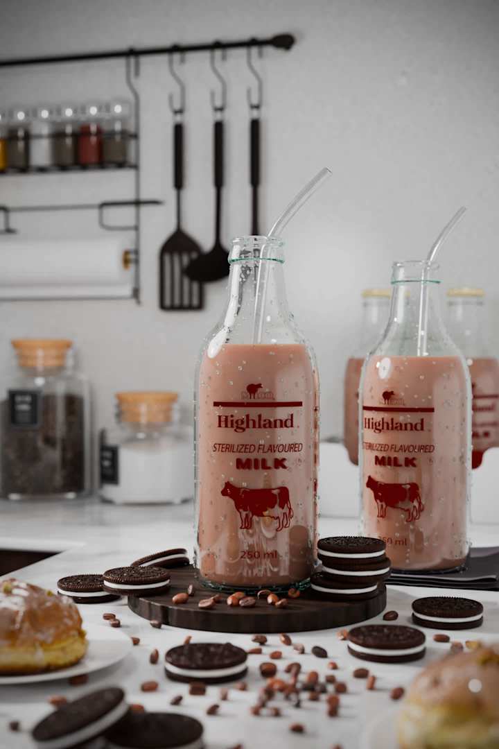 Cover image for Highland Milk Bottle