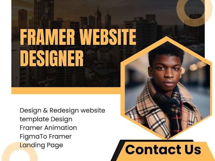 Cover image for framer website design framer landing page