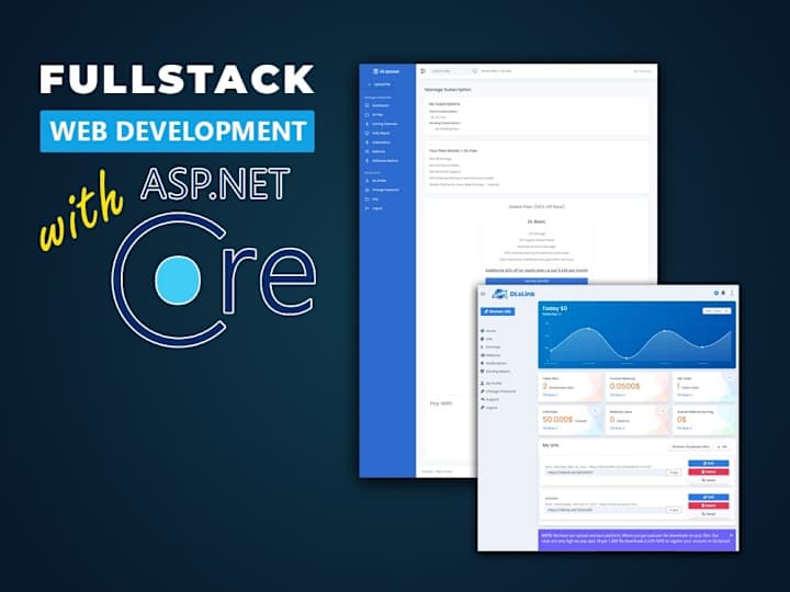 Cover image for Full Stack Development - ASP.Net Core | Winform | Blazor